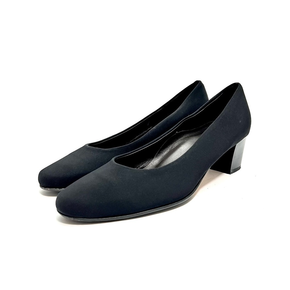ELIOT ZED | Vintage 1990s black nylon fabric low rise workwear pumps - Picture 6 of 8